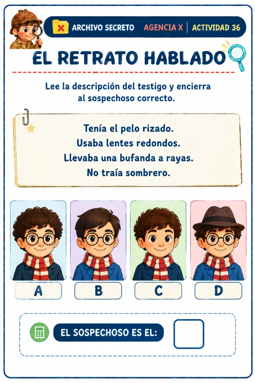 Ficha del Archivo Secreto vista en el celular